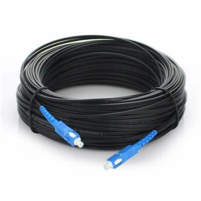 China Outdoor FTTH/FTTX/FTTA FTTH Steel Messenger Fiber Optic Cable Drop Cable Optical Fiber for sale