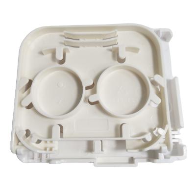 China FTTH Fiber Optic Junction Box 115*86*23 White Indoor SC Or LC Adapter FTTH Fiber Optic Panel GPMB-E2 FTTH for sale