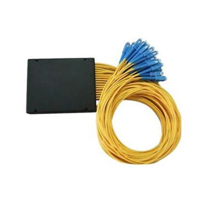 China FTTH FTTH 1X32 SC/UPC ABS Box Fiber Optic Splitter for sale