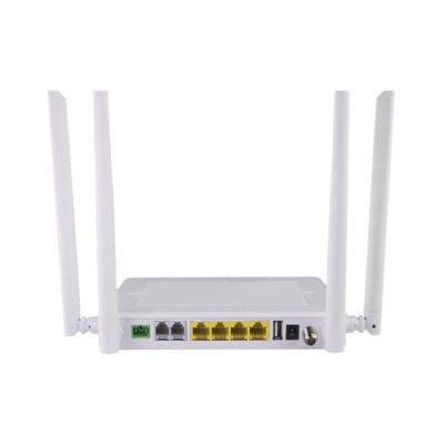 China FTTH Fiber Optic Equipment HT8742DWT CATV+5G&2.4G WIFI+4GE+2POTS for sale