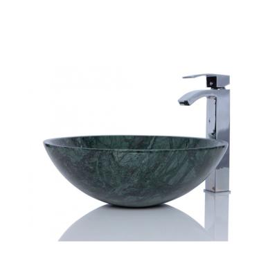 China Modern Natural Green Marble Stone Bathroom Sink for sale