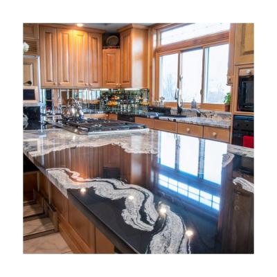 China Contemporary Copacabana Granite Black Horse Granite Countertops for sale