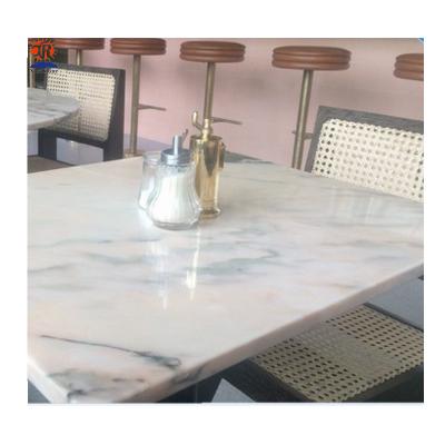 China Kitchenroom Laminate Edge Rosa Aurora Bullnose Marble Countertops for sale