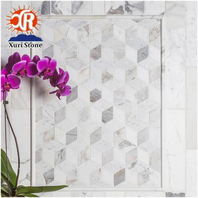 China Bathroom Style Color Wall Tiles Kitchen Bathroom Floor Tiles Balcony Bricks Small Small Nordic White Brick Mosaics for sale