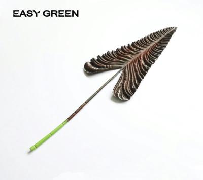 China New Eco-friendly Artificial Tropical Plant: Colorful Canna Leaves Home Decoration for sale