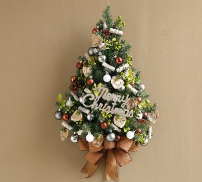 China 2020 New Arrivals Eco-friendly Christmas Tree Christmas Ornaments Hanging Upside Down Christmas Tree Mini Tree for sale