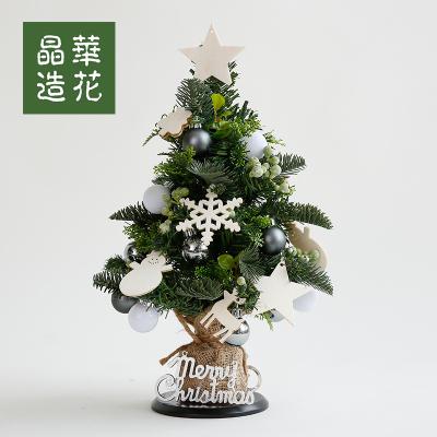 China New Design Durable Green Desktop Christmas Tree With LED Home Decoration 30cm for sale