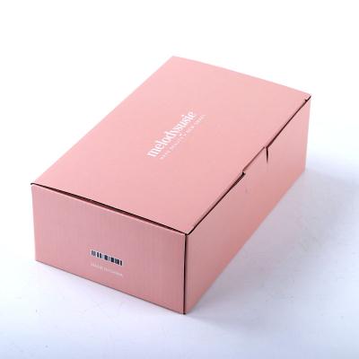 China Recyclable Custom Mailer Box Mailers Printing Wholesale Small Pink Clothing Socks Mailer Mailer for sale