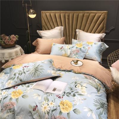 China High Grade New Nondisposable Skin Friendly 100% Cotton Comforter Sheet Bedding Set for sale