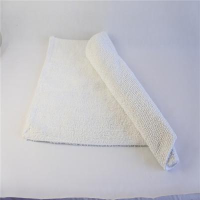 China 100% Sustainable Cotton 68 White Rectangular Thickening Anti Skidding Bathroom Mat Highly Absorbent Kennel for sale