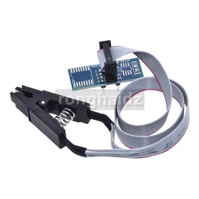 China - High Quality SOIC8 SOP8 IC Chip Test Socket Adapter BIOS EEPROM 93CXX/25CXX/24CXX USB USB In-Circuit Programmer SOIC8 SOP8 Test Clip for sale