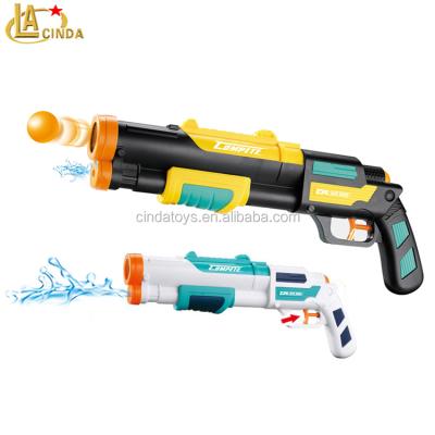 China Soft Bullet Gun Summer Plastic Spray Water Snap Gun Bowling Set Soft Bullet Gun Soft Bullet Gun Toy For Kids Bowl for sale