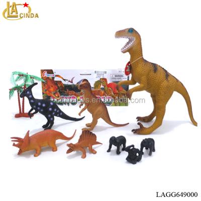 China Kind Animal Decoration Beast Toys, Chimpanzee Vs Dinosaur, OEM Animal Toys For PVC for sale