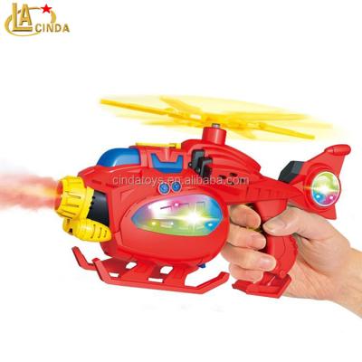 China Electric Airplane Toys For Kids Light Music Helicopter With Plastic Jet Toys Launch Electric Flat Toys For Children for sale