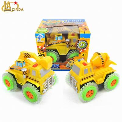 China Battery Operated Toys New Battery Operated Toys Kids Truck Plastic Stunts Work Electric Car for sale