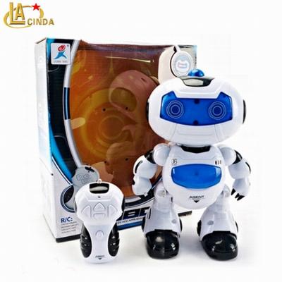 China Cartoon Toy Best Gift For Kids Smart Robot Walking Toy Power 4 Channel rc robot toys for sale