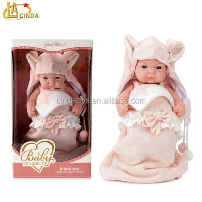 China Cute Cartoon Baby Full Silicone Toy High Quality Birthday Gift Reborn Sleeping Dolls for sale