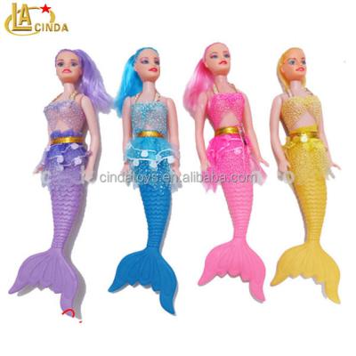 China Beautiful Little Plastic Mermaid Toy Mermaid Doll Mermaid Doll Toys For Girls for sale