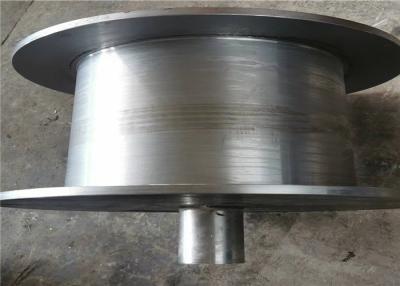 China Q355b Material LBS Grooved Drum For Hoist Crane With Shaft Fully Machined for sale