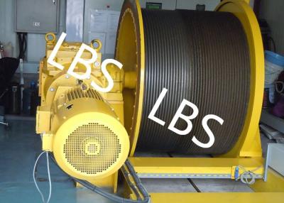 China ISO9001 Electric Winch Machine With LBS Grooving For Platform And Emergency Lifting for sale