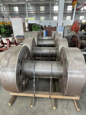 China Rope Winch Drum With Lebus Grooves For Offsore ISO BV CE Certified for sale