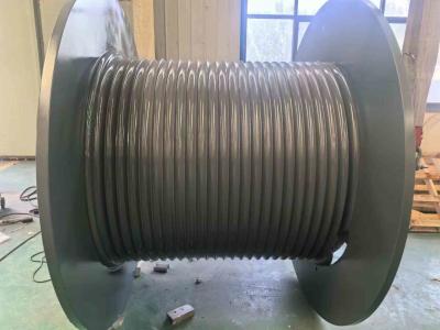 China Carbon Steel Winch Hoist Drum And Sleeves For Offshore Marine Machinery for sale