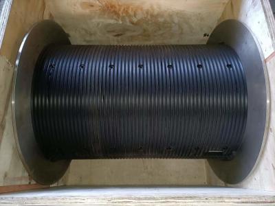 China Pulling Wire Rope Barrel In Varied Winch With LBS Grooved Design for sale