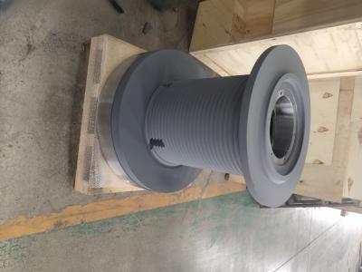 China CNC Machined Galvanized Steel Rope Winching Drum With Drawing for sale