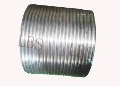 China Stainless Steel Spiral Grooved Wire Rope Winch Drum 505mm Long ISO GJB Approved for sale