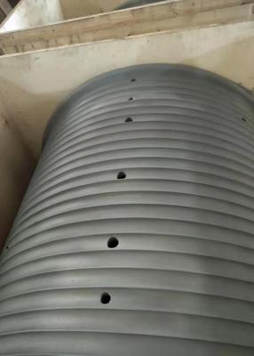 China Steel Grooved Drum Winch Sleeves For Crane Drum Q345B Material for sale