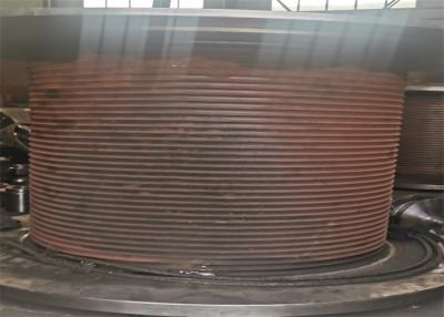 China Large Diameter Wire Rope Lbs Grooved Drum For Multi Layer Winding System for sale