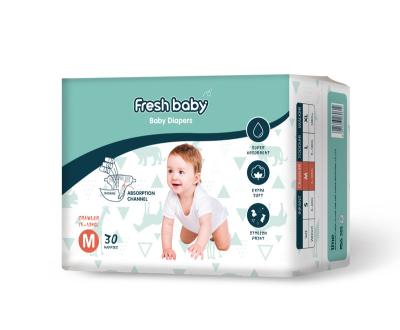 China Printed Baby Size 3 Hypoallergenic Baby Dry Disposable Diapers Looking For Distributor/Agent for sale