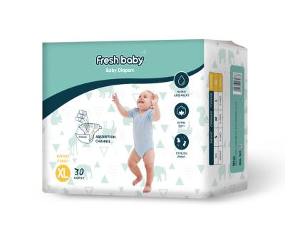 China Factory Printed Disposable Type Premium Leakguards Size 5 Baby Diapers Overnight for sale