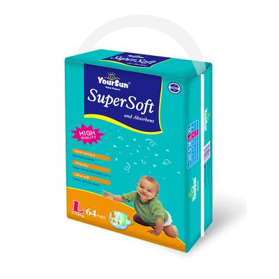 China Disposable Type Printed Baby Diaper Exporting For South America for sale