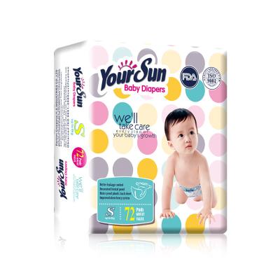 China European Printed Premium Quality Baby Ultra Absorbent Diaper for sale