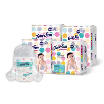 China OEM Printed Super Absorbent Disposable Softcare Baby Diaper for sale