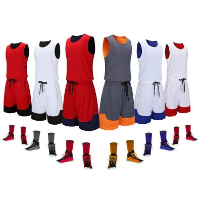 China High Quality Sports Sublimation Logo Antibacterial Basketball Custom Moq 2 Mens Basketball Uniform Tank Top for sale