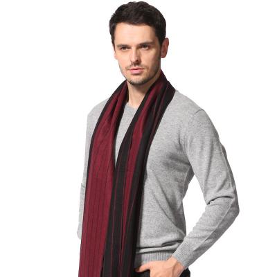 China Moq Silk 2 Pcs Fashion Custom Made Men's Striped Scarf By Manufacturers In Autumn And Winter Of 2020 for sale