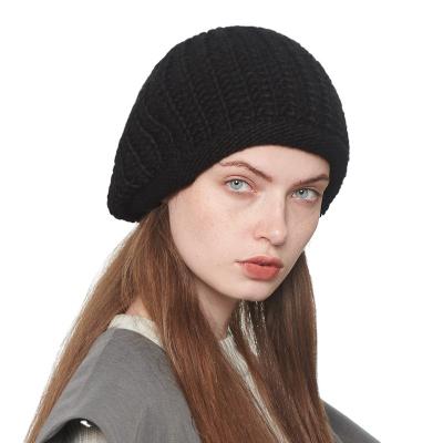 China 2020 autumn and winter women's fashion hat woolen hat wholesale customized warm hat outdoor warm hat for sale