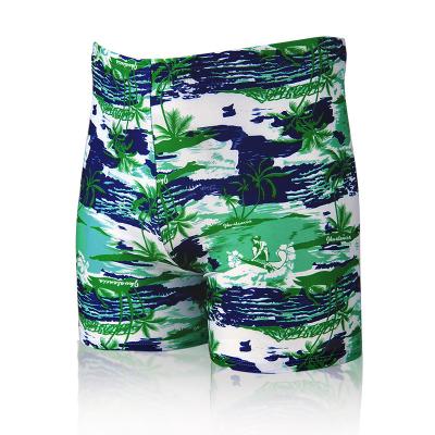 China Custom Print Antibacterial Mens Swimwear Swim Trunks Sublimated Beach Shorts Panel Shorts 4 Way Stretch Recycled For Designer Swim Trunks Men for sale