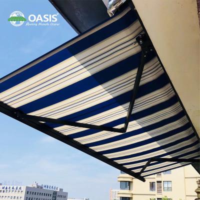 China UV Protection Folding Arm Retractable Sunshade Awning 2.5x1.5m With Aluminium Frame for sale