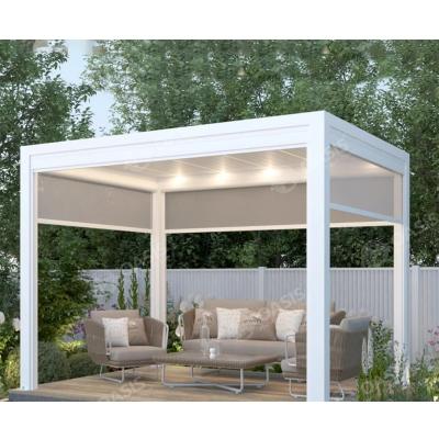 Chine Tout en alliage d' aluminium Pergola légère, légère type de lamelle pergola à vendre