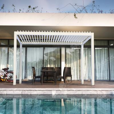 China Light Duty Type Freestanding Aluminum Pergola Modern Designs Sun Protection for sale