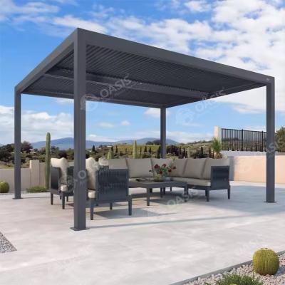 Chine Pergola en aluminium moteurisé de conception européenne avec toit réglable à vendre