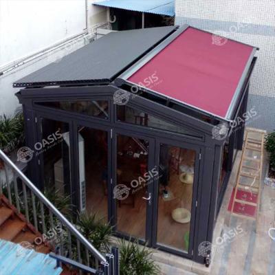 China Custom Made Sizes Electric Sunshade Awning , Power Awning For House for sale