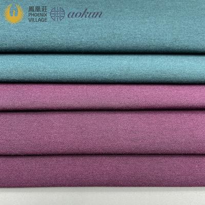 China Double Faced Two Air Color Bengaline Twill Textured Medium Weight Outwear Casual Fabric Warp Stretch Fabric for sale