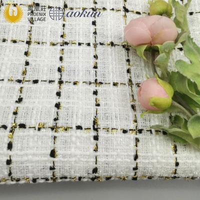 China Phoenix Outwear village MG21009 woven jacquard polyester fabric Shrink-resistant fabric for jacket and suit for sale