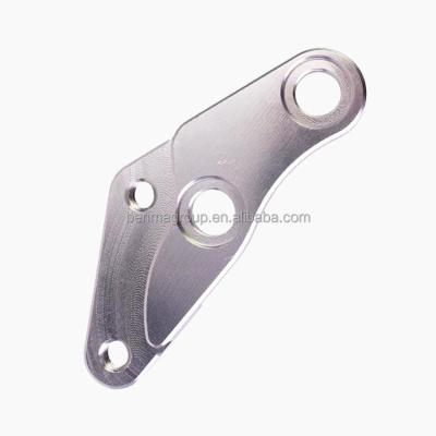 China CNC Aluminum Alloy Motorcycle CNC Parts RSZ TEST For 200mm Brake Disc Caliper Bracket for sale