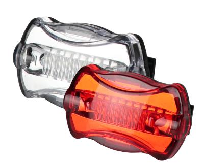 China ABS+PC+LED FERTS 5 White LED + Red 5 LED Front and Rear Bicycle Light Set for sale