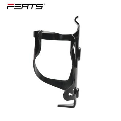 China More flexibility due to the open-mouth gloss black water bottle cage mount on the bicycle frame with two screws bike water bottle holder for road bike mountain bike for sale